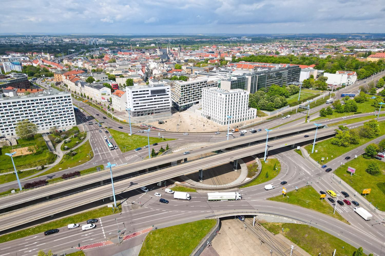 Riebeckplatz in Halle/Saale